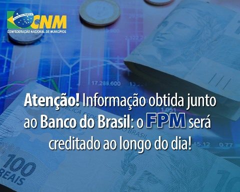 Erro no sistema atrasa repasse do 1º FPM do ano
