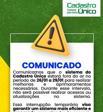 Sistema do Cadastro Único da Prefeitura de Cabrobó fica fora o ar neste final de semana