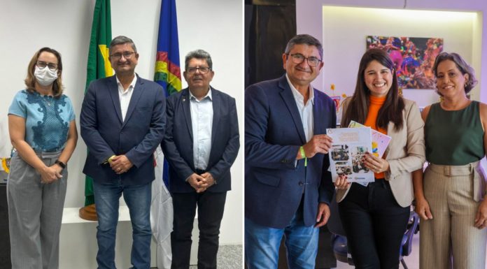 Em reunião com secretárias estaduais de Educação e Cultura, George Duarte busca recursos para Santa Maria da Boa Vista