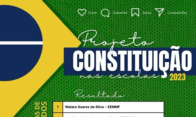 Resultado da Seleção de Alunos Bolsistas oriundos do Projeto Constituição nas Escolas em Cabrobó