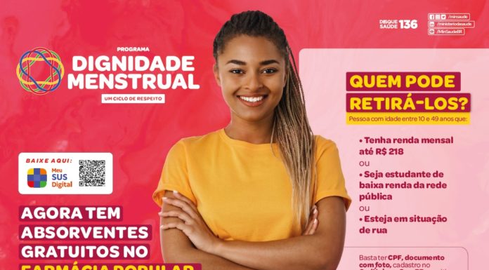 Saiba como ter acesso a absorventes gratuitos em Pernambuco