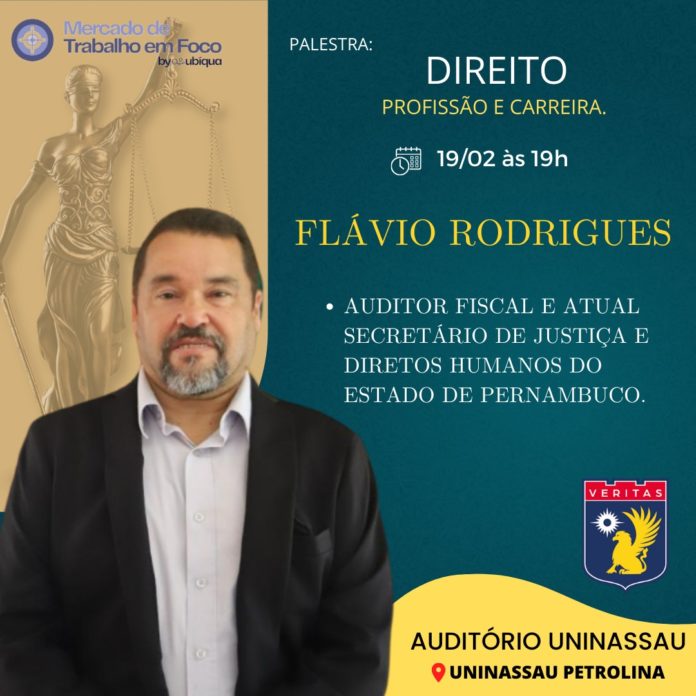 Faculdade promove palestra sobre carreiras e profissões na área do Direito