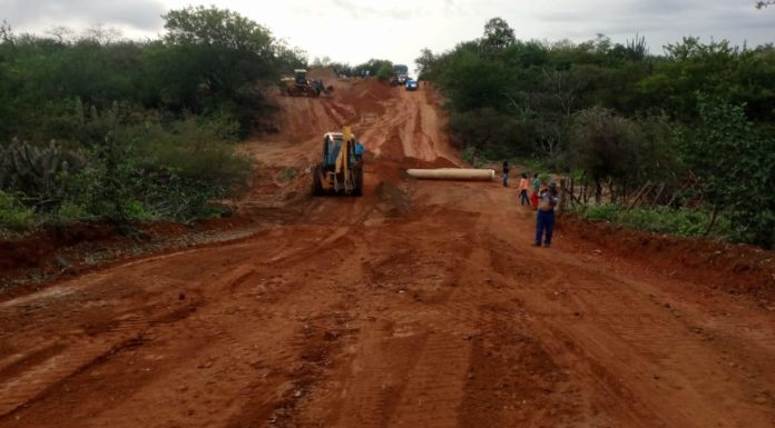Zona rural: Prefeitura mantém força-tarefa para recuperar trechos de estradas vicinais de Petrolina
