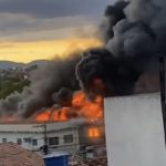 Incêndio toma conta de prédio comercial em Afogados da Ingazeira