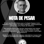 Colégio Espaço Livre lamenta o falecimento de Paulo de Glicerino