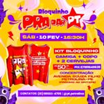 Bloco ‘PRA DAR PT’ celebra neste sábado o início do Reinado de Momo e os 44 anos do Partido dos Trabalhadores e das Trabalhadoras