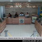 Câmara de Vereadores de Orocó realiza 19ª Sessão Ordinária do 1º Período Legislativo de 2024