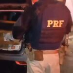 Homem bate em poste, faz refém e é detido pela PRF com mais de 2 mil cigarros falsificados em Gravatá